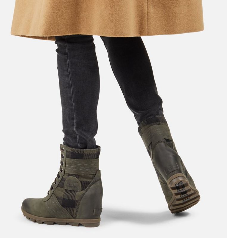 Sorel Dam Wedges Mörk Gröna - Lexie™ Boot - KFG-129458